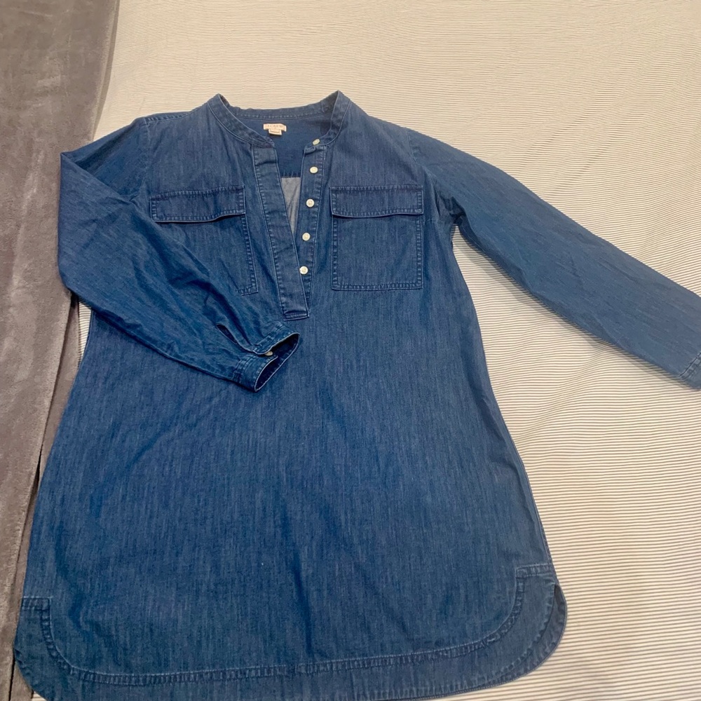 J crew denim dress